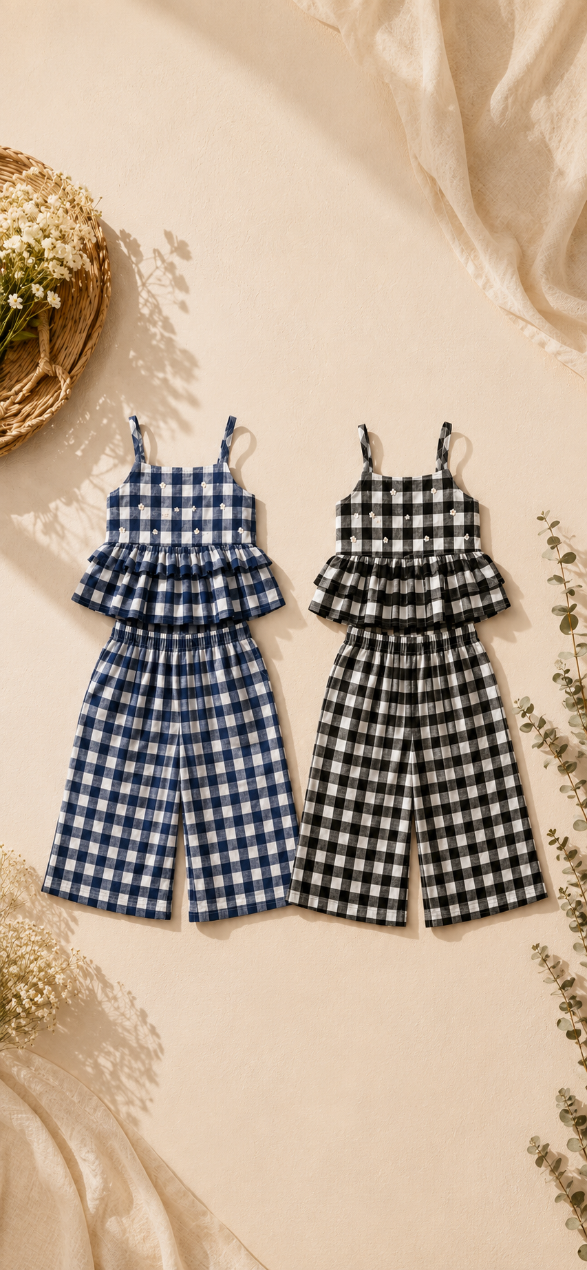 Gingham Picnic Set